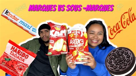 ON TESTE UN NOUVEAU CHALLENGE EN COUPLE MARQUES VS SOUS MARQUES