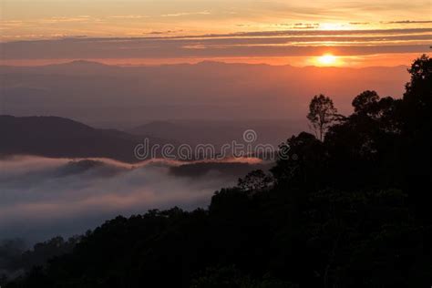 Sunrise Mornings Landscape , Chiang Mai Thailand Stock Image - Image of ...