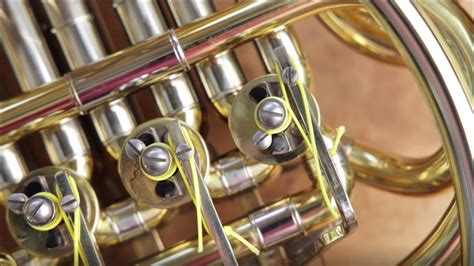 How To Restring A French Horn Rotor Valve Youtube