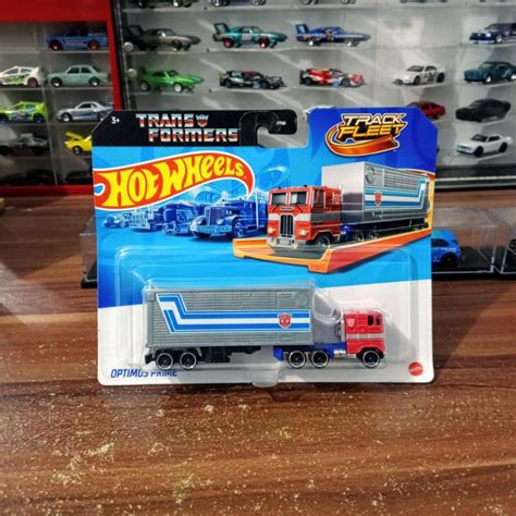 Jual Hot Wheels Track Fleet Transformers Optimus Prime Shopee Indonesia