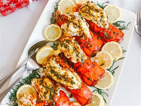 Delicious Dinner For Two Garlic Lemon Lobster Tails Meater X