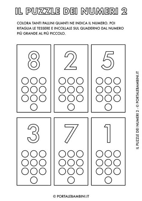 Schede Didattiche Sui Numeri Da 0 A 10 Portalebambini It