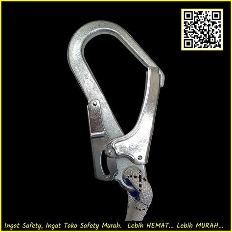 Safety Lanyard Single Big Hook Besar Tali Body Harness Viva Tali