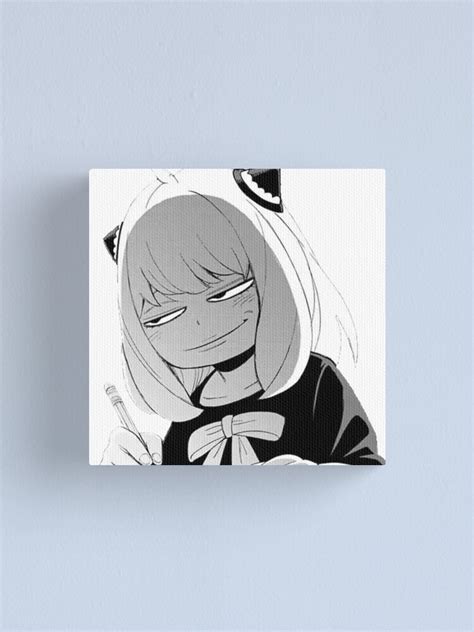 Anya Funny Face Canvas Print By Snailhunter66 Redbubble