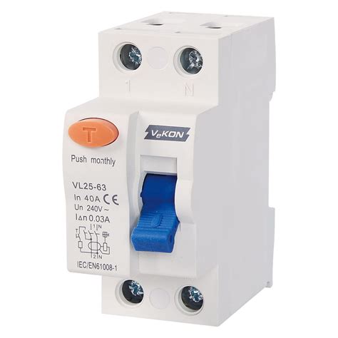 Voltage Residual Current Circuit Breaker VL25 63 ZHEJIANG VEKON