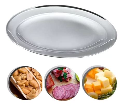 Kit Travessas Em A O Inox Oval Para Restaurante E Bar Cm Mercadolivre