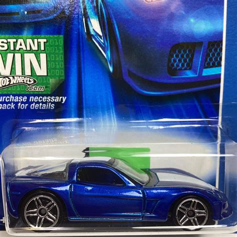 Yahoo オークション ホットウィール シボレー コルベット C 青 Hot