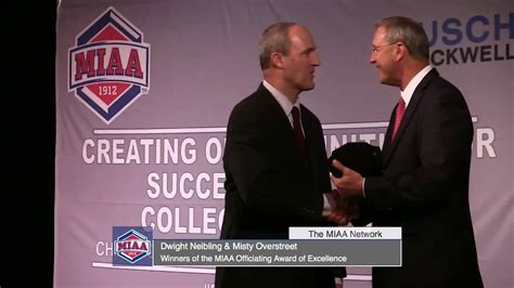 2018 MIAA Awards Ceremony Officiating Award of Excellence - YouTube