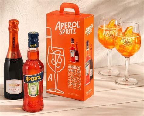 Aperol Liqueur And Cinzano Prosseco Spritz Pack Combo Italy Artisan Wands