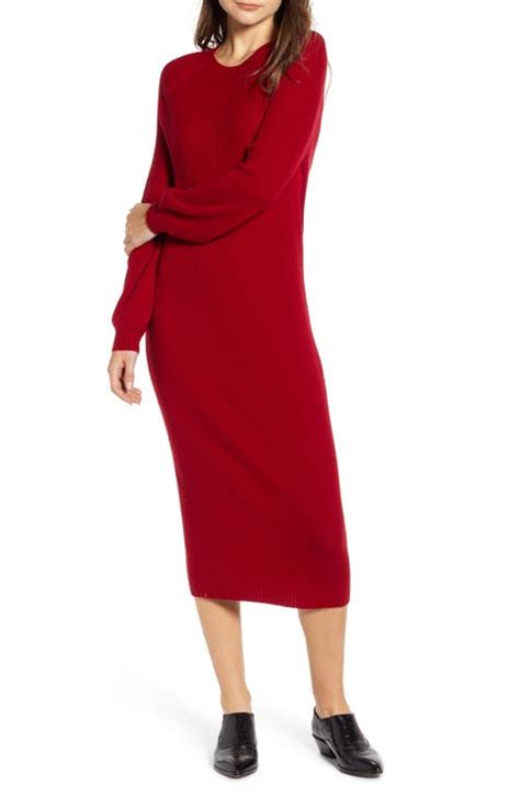 Red Sweater Dresses For Women Nordstrom Rack