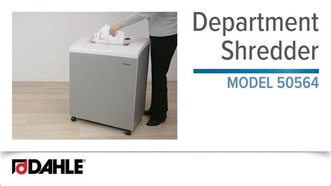 The Perfect Shredder For Big Offices Dahle Department Shredder