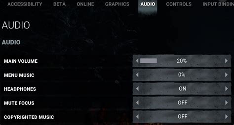 File Dead By Daylight Audio Controls Png PCGamingWiki PCGW Bugs