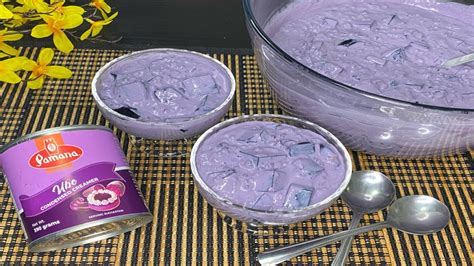 Ube Sagot Gulaman Ube Flavored Desserts Youtube