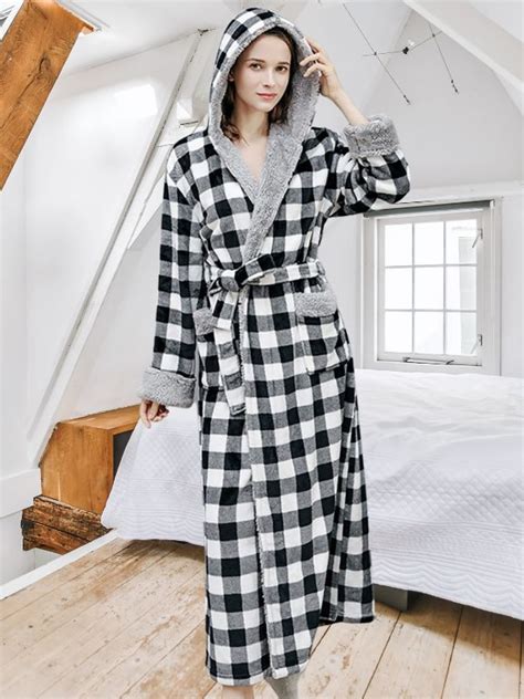 Robe De Chambre Carreaux Femme Mes Doux Habits