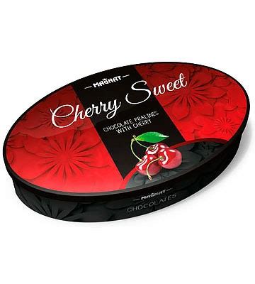 Magnat Cherry Sweet конфеты пралине из Темного шоколада с Вишневым ...