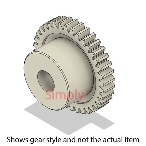 Ds1040b 8 Metric Delrin 500 Moulded Spur Gear 40 Tooth 1 Mod Bored 8mm