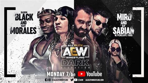 D Couvrez La Carte Du Premier Show De Aew Dark Elevation Catch Newz