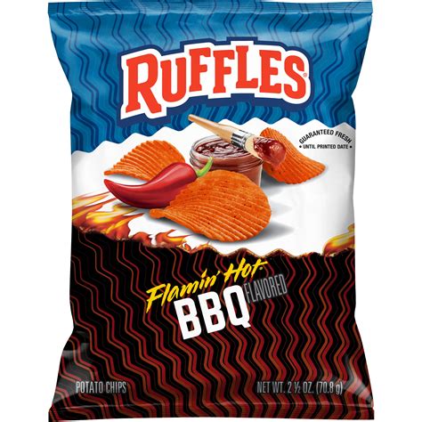 Ruffles Flamin Hot BBQ Flavored Potato Chips SmartLabel