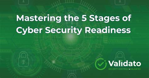 Mastering The 5 Stages Of Cyber Security Readiness Validato