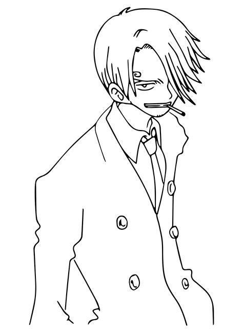 Imprimir Vinsmoke Sanji Coloring Page Vinsmoke Sanji Coloring Pages Páginas Para Colorear