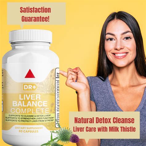 Liver Cleanse Detox Milk Thistle Extracts Silymarin Beet Artichoke