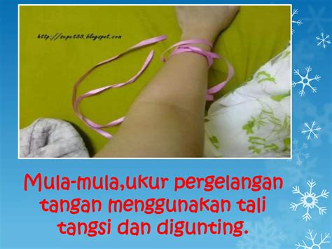 cara membuat gelang dari tali kur 3
