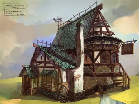 Inspiration 28 Medieval Inn Concept Art