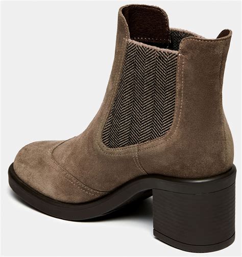 Ботинки челси женские CHLOE 974222БС (цвет бежевый, спилок) — купить по ...
