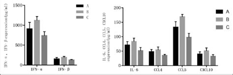 Expression Of Inflammatory Signaling Molecules IFN A IFN B IL 6