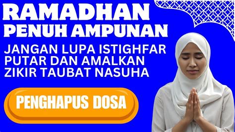 Jangan Biarkan Dosa Menumpuk Segera Taubat Mumpung Masih Bulan