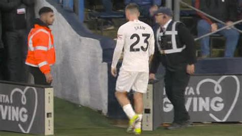 Luke Shaw Spotted Limping Heavily Outside Kenilworth Road As Ten Hag Gives Worrying Injury