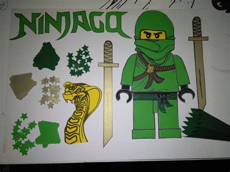 das creativchen ein Bastel Set für Ninjago Schultüten