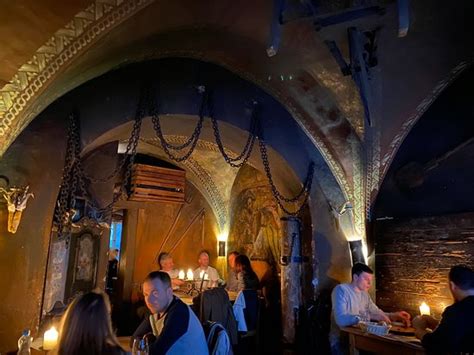 Stredoveka Krcma Medieval Tavern Prag Tjeckien Omdömen