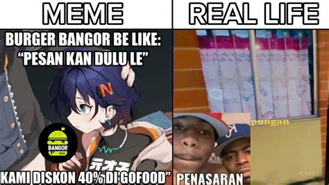 Burger Bangor Diskon Zzz Meme Vs Real Life Youtube