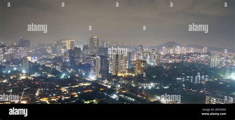 Mumbai skyline at night in Diwali with lot of colourful lights Mumbai ...