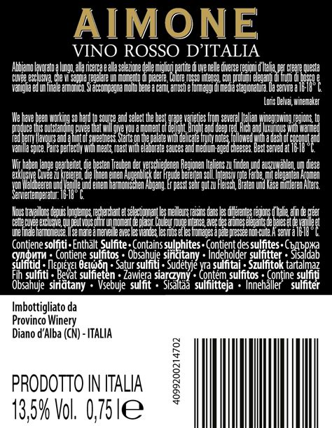 Aimone Vino Rosso D Italia Svinando Wine Club