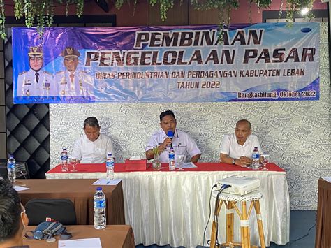 Disperindag Lebak Gelar Pembinaan Pengelolaan Pasar Tahun Jestv Id