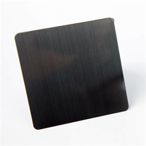 Hairline Titanium Black Color Afp Stainless Steel Sheet For