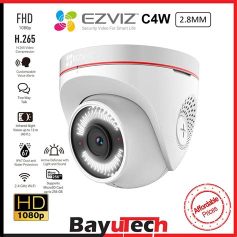 EZVIZ C4W 1080P 2MP 32 64 128 256GB 1080P Outdoor IP67 Wireless Smart