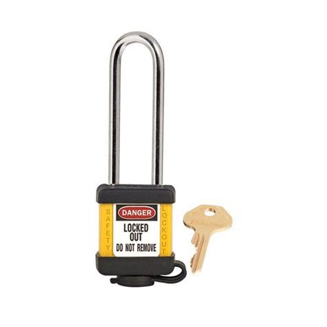 Zenex Safety Padlock Yellow 410ltylw Lockout Tagout Shop