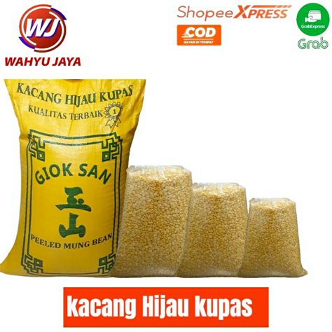 Jual Kacang Hijau Kupas Gram Kg Shopee Indonesia