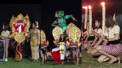 Parade Budaya Desa Br Badung Pejaten Ogoh Ogoh Bhuta Cuil Youtube