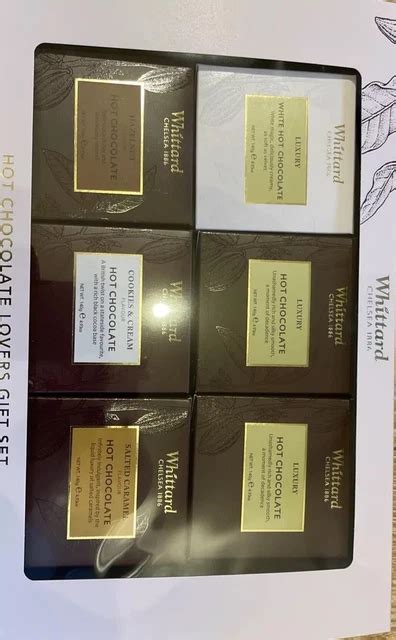 WHITTARD HOT CHOCOLATE Lover Gift Set 6x 140g 22 00 PicClick UK