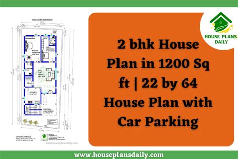 Bhk House Plan In Sq Ft By House Plan With Car Parking