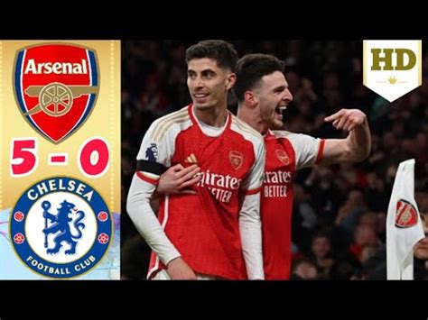 Cuplikan Arsenal Vs Chelsea Highlight All Goals The