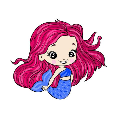 Cartoon Mermaid Sketch 36439040 Vector Art At Vecteezy