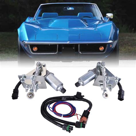 For C Corvette Electric Headlight Motor Conversion Kit