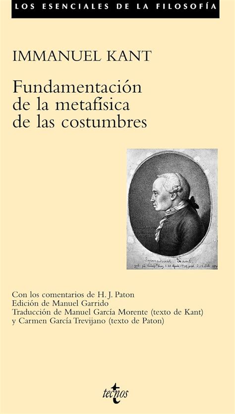 Amazon Fundamentación de la metafísica de las costumbres Spanish