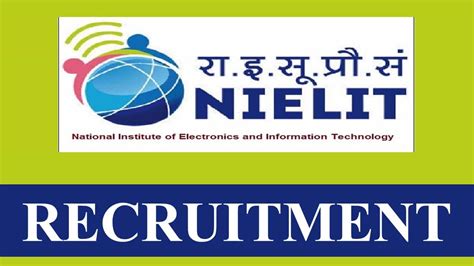 NIELIT Recruitment