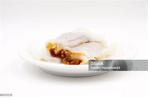 Char Siu Cheong Fun A Chinese Dim Sum Stock Photo - Download Image Now - Asia, Cantonese ...